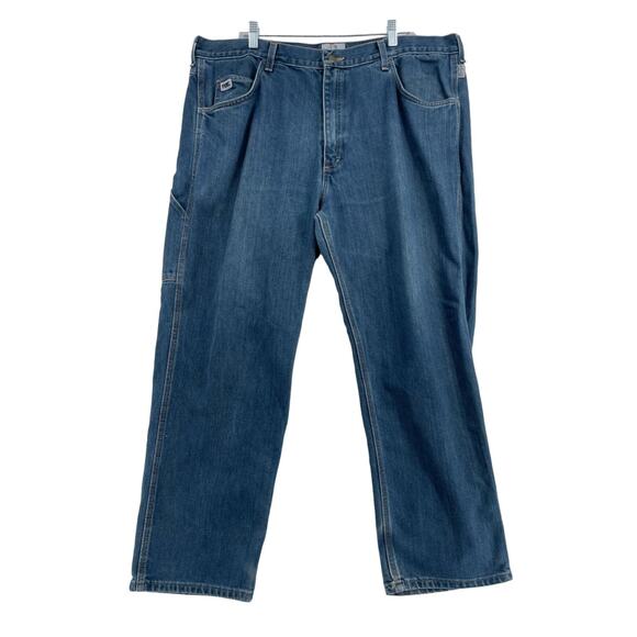 Tyndale FRMC Fire Resistant Arc Rated Workwear Jeans Men's Size 42x31 Blue F290T - Picture 1 of 12